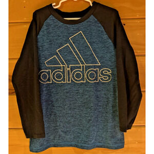 Adidas Long Sleeve Shirt Boys Size 7
